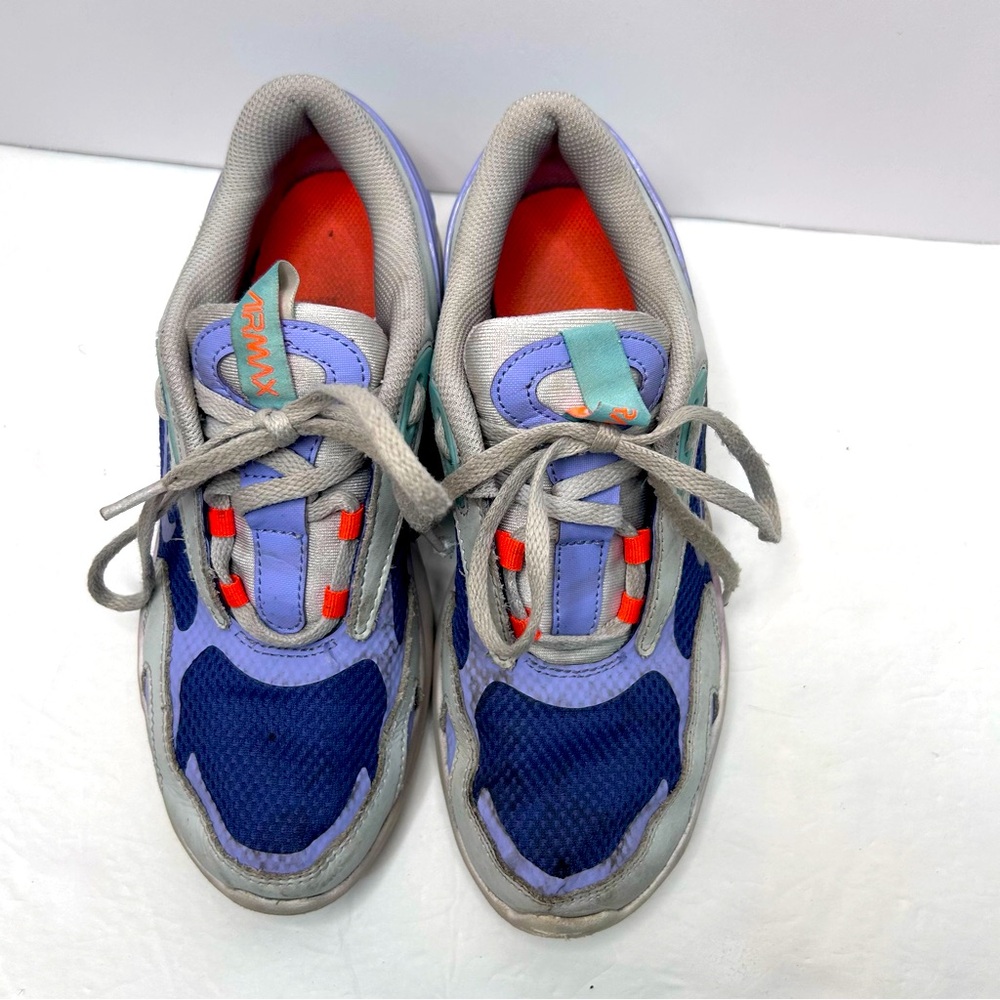 Nike Airmax Kids Blue Orange Purple Sneakers Multi Color Size 5Y